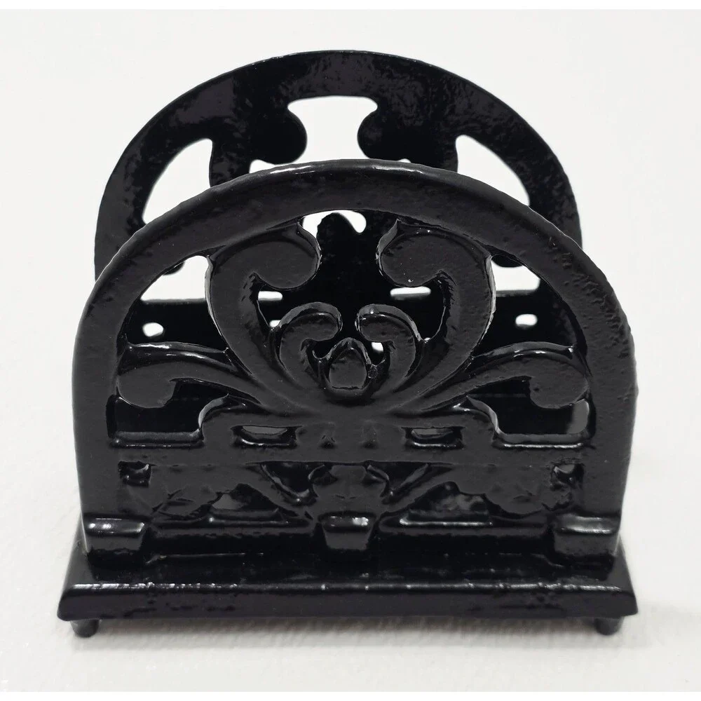 Vintage Metal Napkin Holder, Cast Iron Napkin Holder Tree Organizer for Kitchen